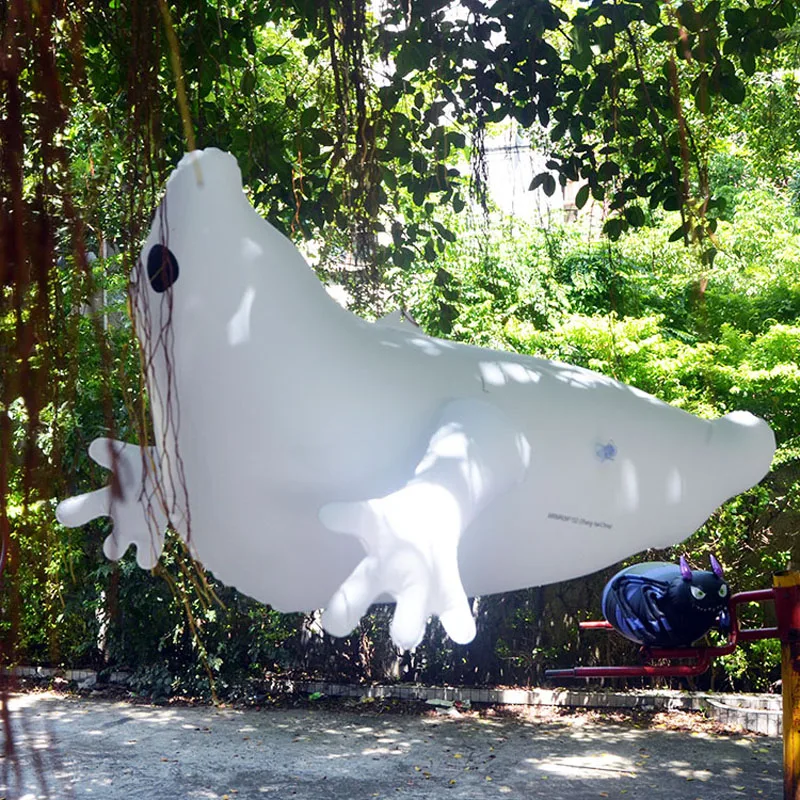 Halloween PVC Inflatable Animated Ghost Outdoor Yard Shopping mall Decoration Halloween Party Supplies