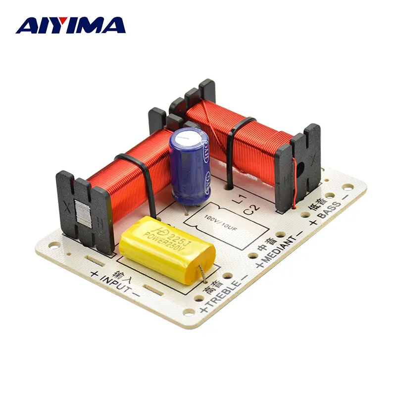 AIYIMA 3 Way HiFi Audio Speakers Frequency Divider Stereo Crossover