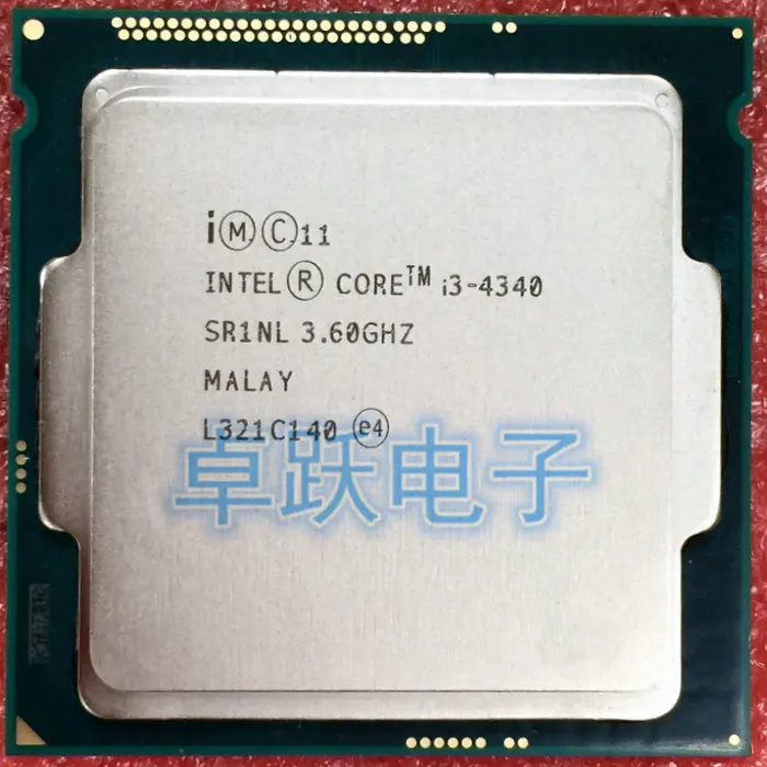 Процессор Intel Core I3 4340 Φ LGA1150 22 нанометров двухъядерный 100% рабочий процессор для