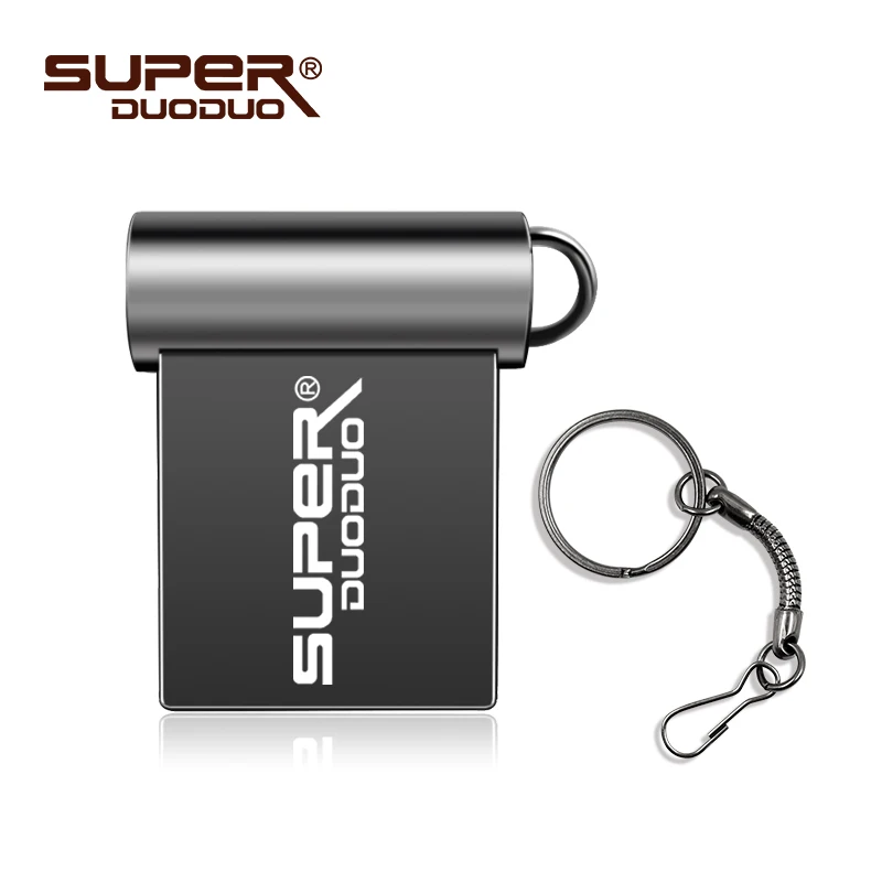 dark gray Супер мини металлический usb флеш-накопитель 64 ГБ 32 ГБ 16 ГБ 8 ГБ 4 ГБ флеш-накопитель портативный 128 Гб карта памяти Флешка для хранения флэш-диск - Цвет: dark gray