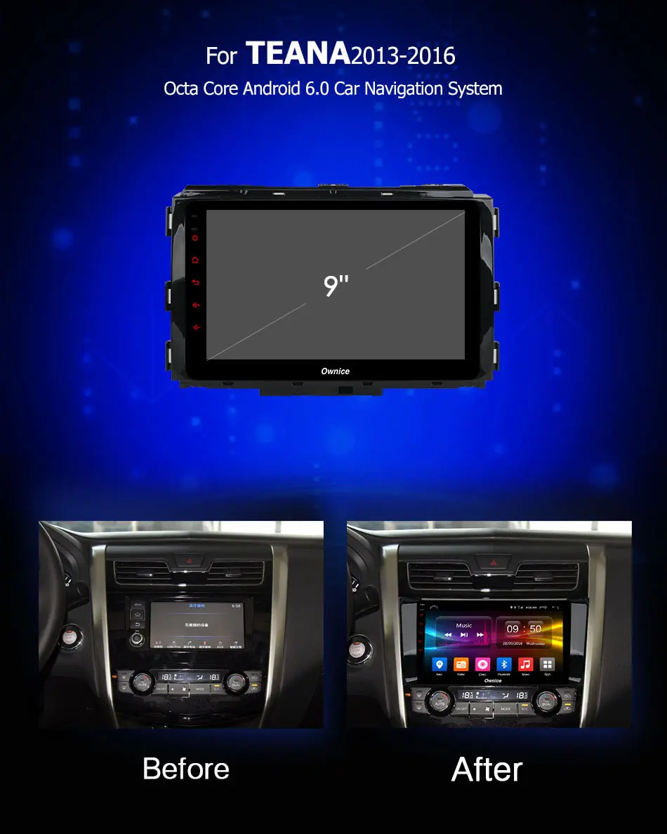Ownice C500 + G10 Android 8 1 автомобиль gps игрока Нави Для Nissan Teana Altima 2013 2014 2015 2016 2 г 32