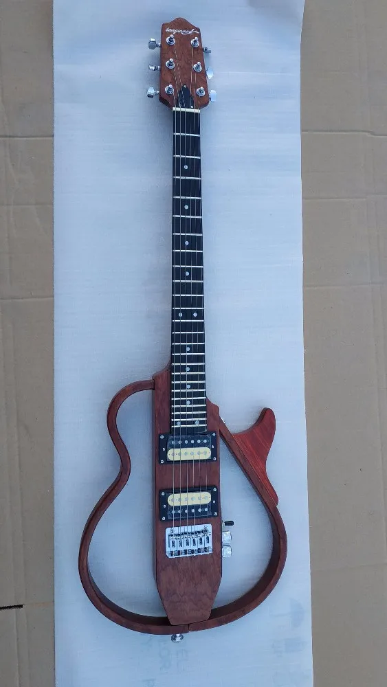 New model padauk wood electric travel guitar in Guitar from Sports