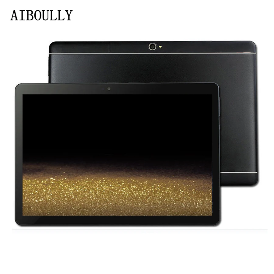 melhor AIBOULLY Original 10.1 polegada Tablets Android 7.0 OS Núcleo octa 4 gb RAM gb ROM 3 64g Telefonema tablet Dual SIM Câmera GPS FM 9.7