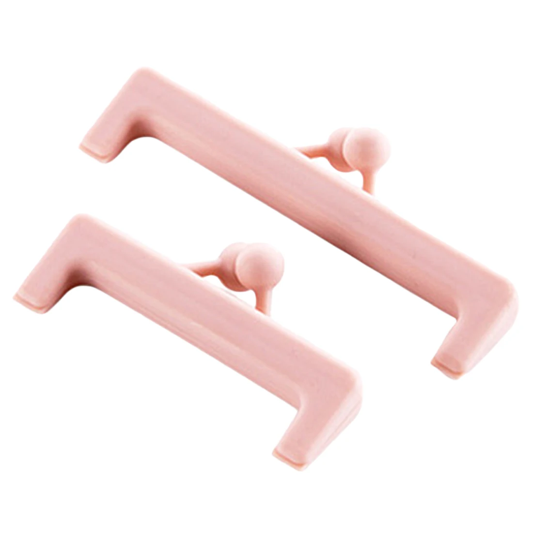 Pink 2 шт. Кухня Аксессуары Инструмент креативная сумка многоразового использования зажим сшиватель для мешка для хранения продукты, фрукты свежие закуски зажимы Пластик уплотнительный зажим - Цвет: Pink