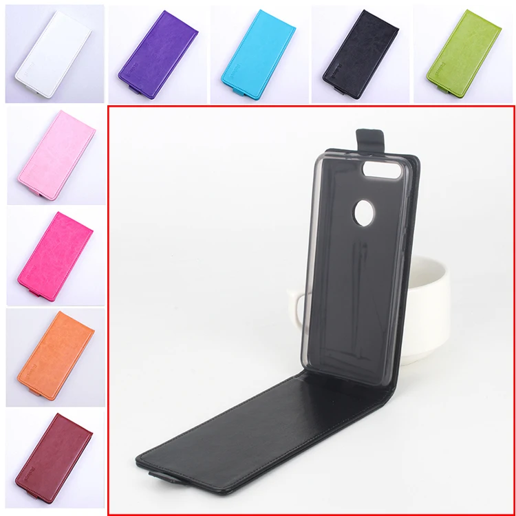 

Fashion 9 colors Flip Leather Cover Case for Huawei Honor8 Vertical Back Cover Phone Case for Huawei Honor 8 Open Up and Down