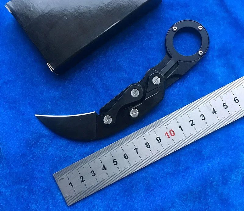 

LEMIFSHE L02 New Mechanical Claw D2 Steel Folding Knife Aluminum Alloy Camping Hunting Survival Tactical Pocket Knives Tool