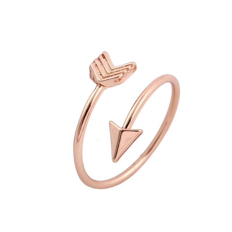 Jisensp New Fashion Trendy Rings Brass Small Arrow Ring Cute Wedding Shiny Rings for Women Gift in Party Hot Sale Finger Rings - Image 4