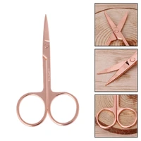 Stainless Steel Makeup Eyebrow Trimmer Scissors Cutter Hair Eyelash Remover Rose gold Trimmer Makeup Tools Women Beauty Tools 1