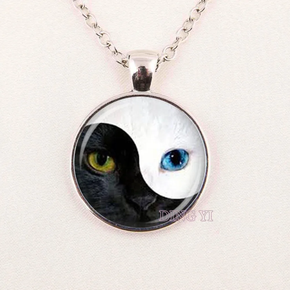 1inch Halloween Crystal Dome Button Cat Eyes FREE US SHIPPING