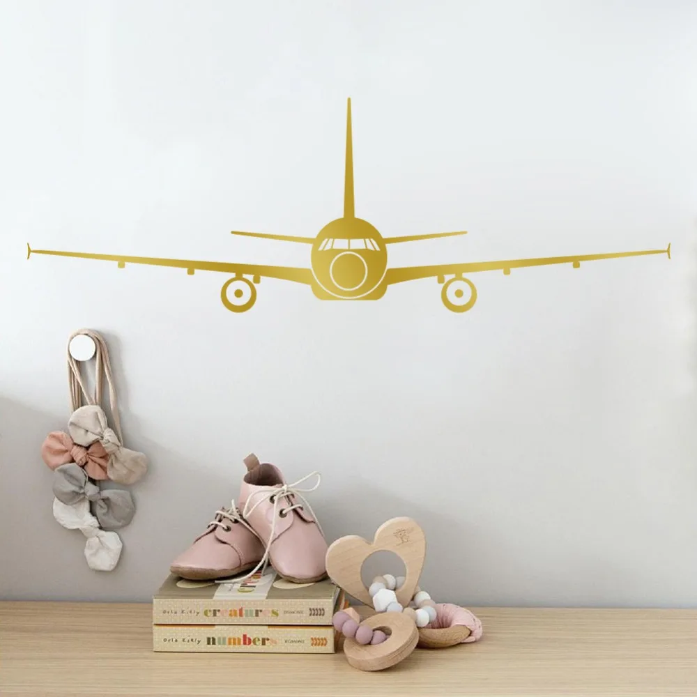 Large Airplane Wall Stickers 3d Muraux Home Decor Aircraft Art Decal