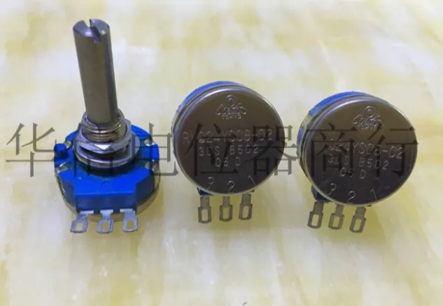 [YK] Японский потенциометр переключатель TOCOS RVQ24YS08-02 30S B502 5 к RVQ24YS 08-02 B5K вал 30 мм