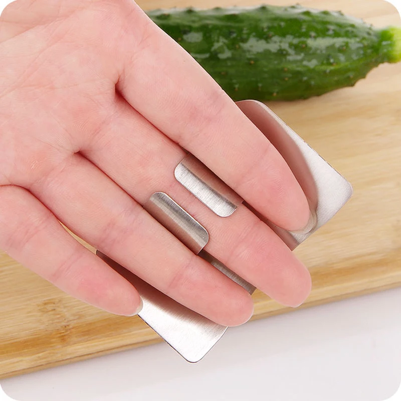 Stainless Steel Vegetable Hand Guard Finger Protector Safety Cooking