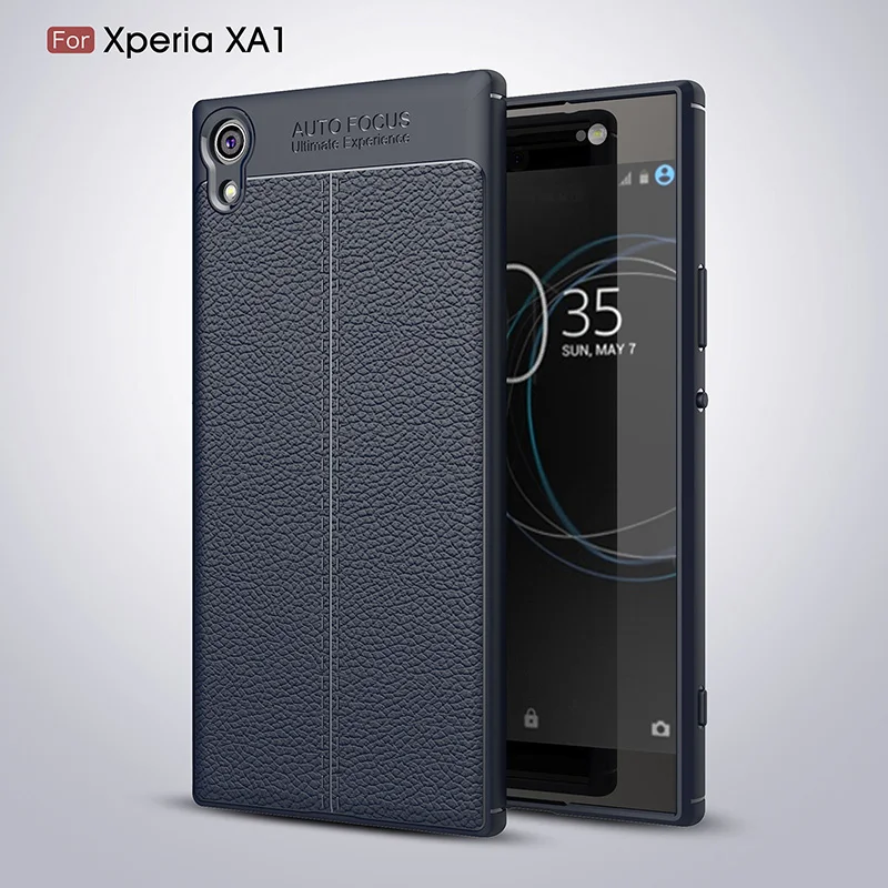 Litchi silicone case sony xperia xa1 (15)
