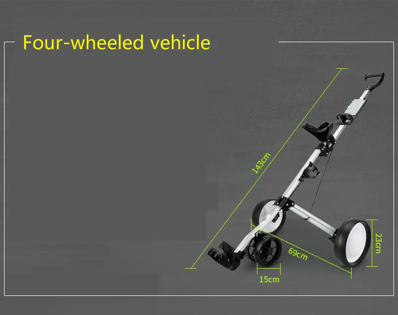 PGM портативный автомобиль для гольфа складной нажимной мешок для гольфа автомобиля QC002