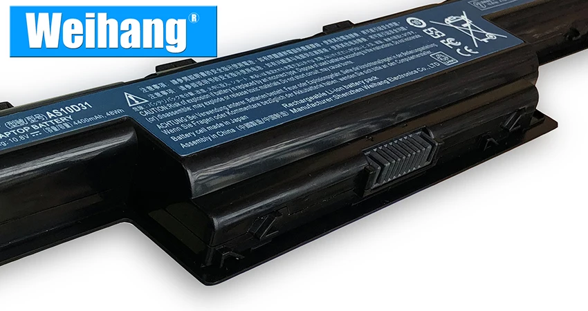 Корейский Аккумуляторный элемент weihang Батарея для acer Aspire V3 V3-471G V3-551G V3-571G E1-471 E1-531 E1-571 V3-771G E1 E1-421 E1-431 серии