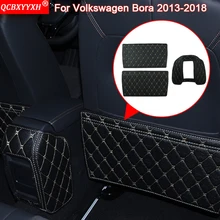 QCBXYYXH автомобильный Стайлинг Авто интерьерное сиденье протектор боковой край защита наклейки на планшет анти-защита спинки кресла для Volkswagen Bora 2013