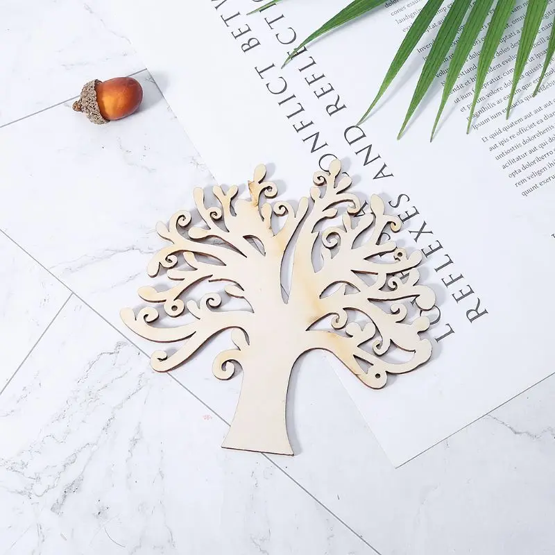 

pcs Laser Cut Wood Embellishment Wooden Shape Craft Wedding Decor