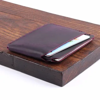 

100% Genuine Leather Men Card Holders Business Man Credit Card Case Slim Mens Wallet Card Holder Free shipping
