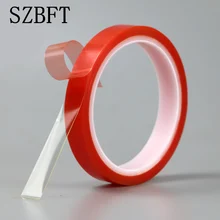 2roll Red High Strength Acrylic Gel Adhesive Double Sided Tape/ Adhesive Tape Sticker For Phone LCD Screen 2roll Red High Strength Acrylic Gel Adhesive Double Sided Tape/ Adhesive Tape Sticker For Phone LCD Screen