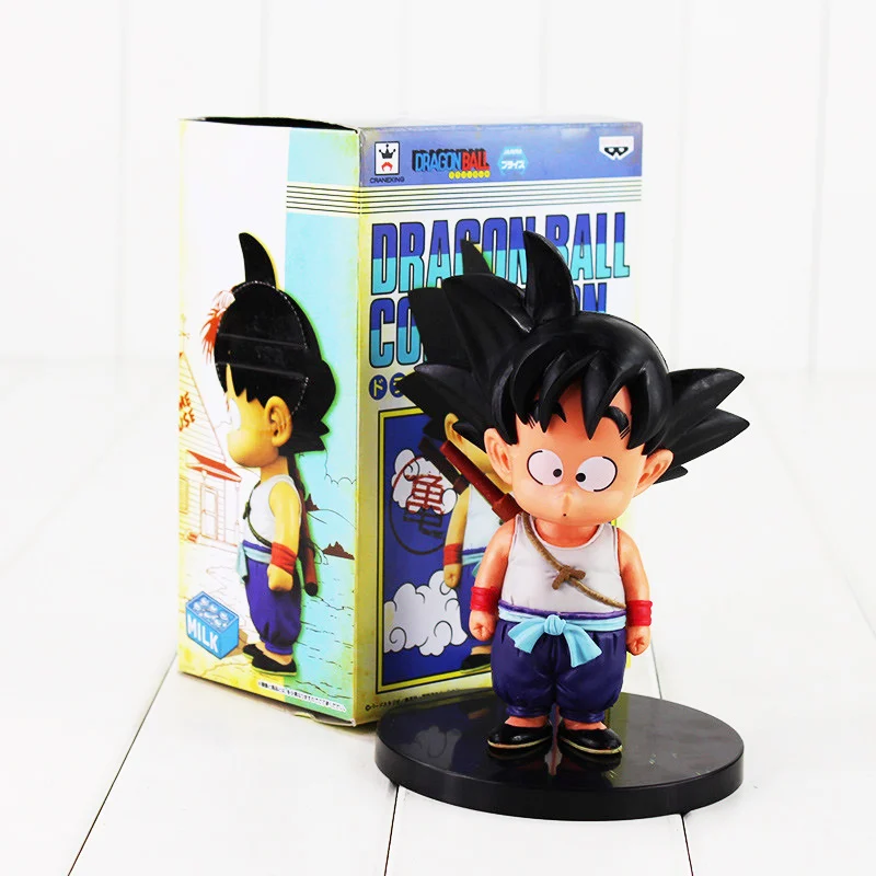 Коробка Dragon Ball Z Son Gokou Goku ПВХ Экшн фигурки детство Ver Akira Toriyama Коллекционная модель игрушки куклы Dragon Ball figuen