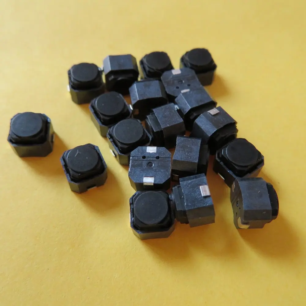 20 шт./лот 6x6x5 мм SMD Push press мгновенный бесшумный кнопочный переключатель с