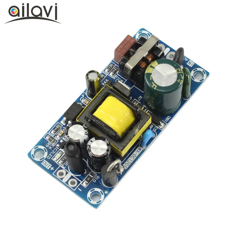 

Micro AC-DC Switching Power Supply Module AC110 220V To DC 12V 1A Low Ripple Power Supply Bare Board