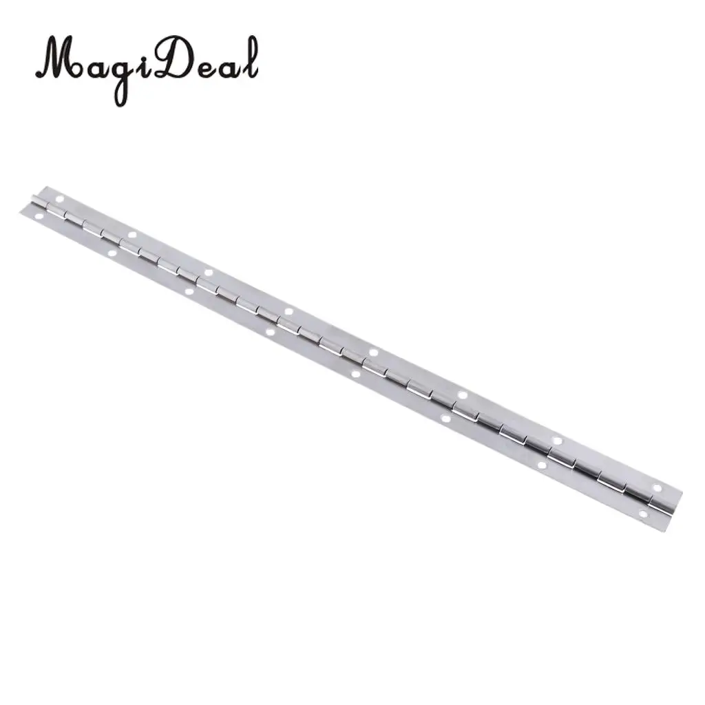 Durable 15'' X 1'' Stainless Steel Boat Piano Hinge Stainless Marine Deck & Cabin Hardware Single Water Sports Rowing Boats