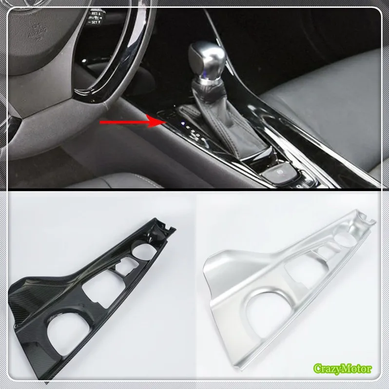 

For Toyota C-HR 2016 2017 2018 ABS Car inner Gear box panel Cover trim sticker Auto accessories for left hand drive