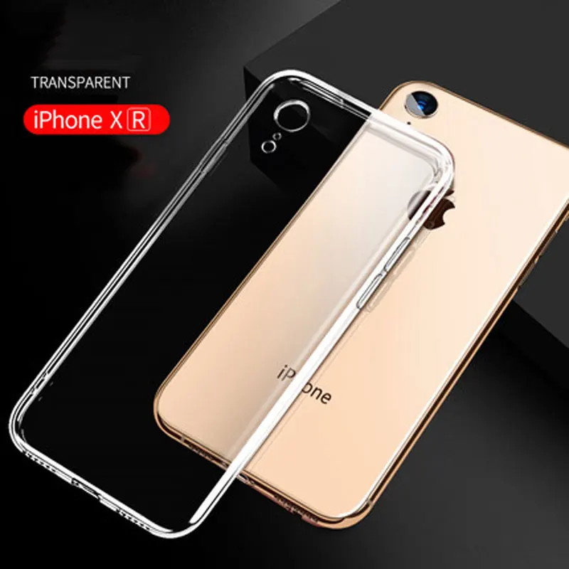 For iphone XR 100 шт./лот, прозрачный силиконовый мягкий ТПУ чехол s для iPhone 7 8 6 6S Plus X XS MAX XR, Прозрачный чехол для iPhone 5 5S SE для телефона 7Plus - Цвет: For iphone XR