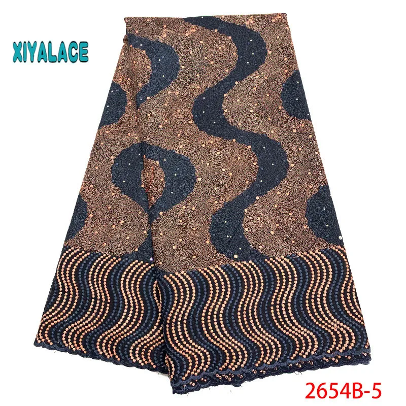 Африканская кружевная ткань, Высококачественная кружевная вуаль, кружевная ткань нового дизайна, швейцарская вуаль, тесьма с камешками, швейцарская YA2654B-4 с камнями