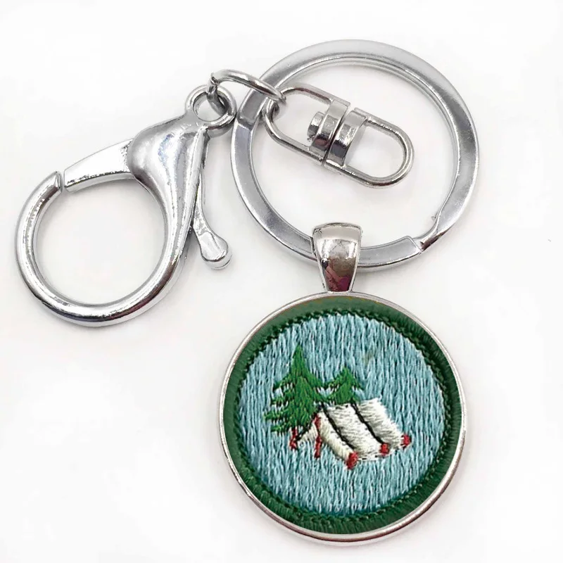10silver keychain.