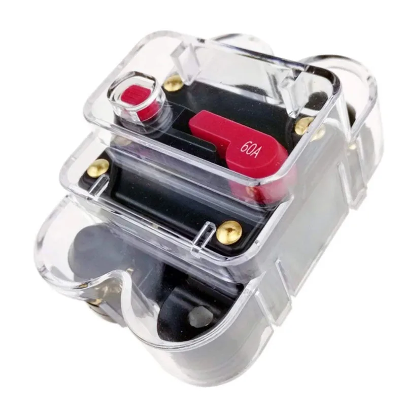 

Circuit Breaker Trolling Motor Auto Car Marine Boat Bike Stereo Audio Inline Fuse Inverter with Waterproof Cover