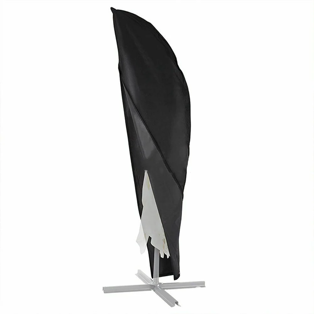 50x70x40 cm Черный водонепроницаемый Оксфорд ткань открытый банановый зонтик крышка сад атмосферостойкий патио складной зонтик дождевик аксессуары - Цвет: 50x70x40 cm
