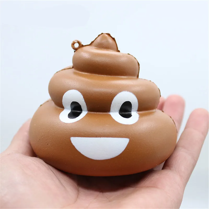 Pudcoco Новая мягкая сумасшедшая какашка Squeeze Poo медленно поднимающаяся забавная медленно поднимающаяся игрушка снимает стресс лечение декор 1 шт. Горячая Мода
