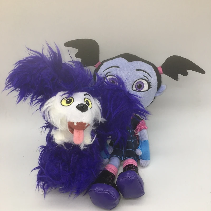 См 3 шт./лот 25 см Монстр Vampirina вамп летучая мышь девушка и фиолетовый собака чучело Плюшевые игрушки куклы для детей Подарки