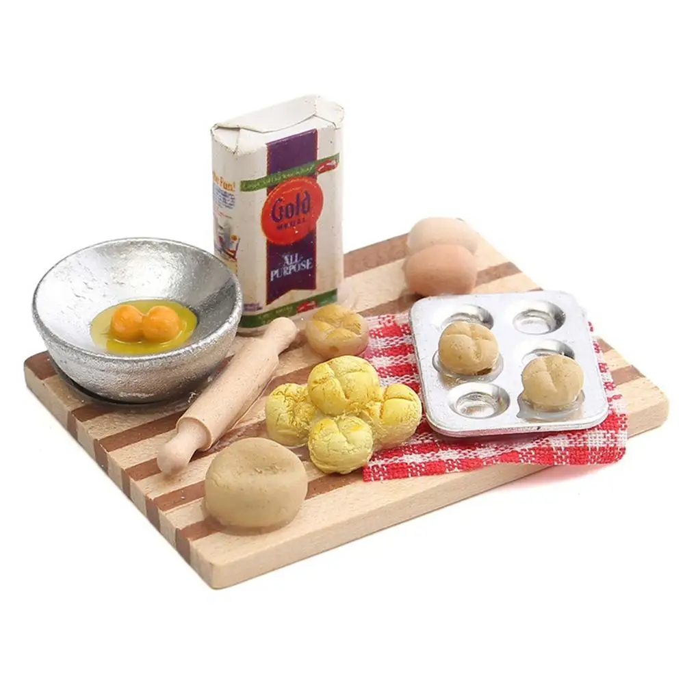 

1:12 Scale Dollhouse Mini Kitchen Accessories Cooking Dish Furniture Kids Toy