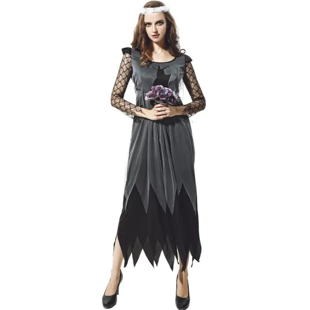 halloween ladies vampire costumes Devil corpse bride black Evil Witch