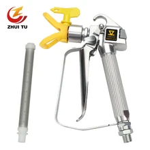 3600PSI безвоздушная высокого давления для краски распылитель Аэрограф+ 517 наконечник распылителя+ защита сопла для вагнера титанового насоса распылительная машина