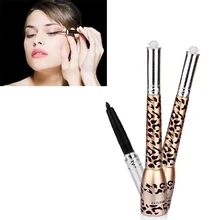 Черная Подводка для глаз, водостойкая косметика для макияжа, defendiador caneta, Женская длинная Стойкая подводка для глаз, инструменты для макияжа для теней, профессиональные