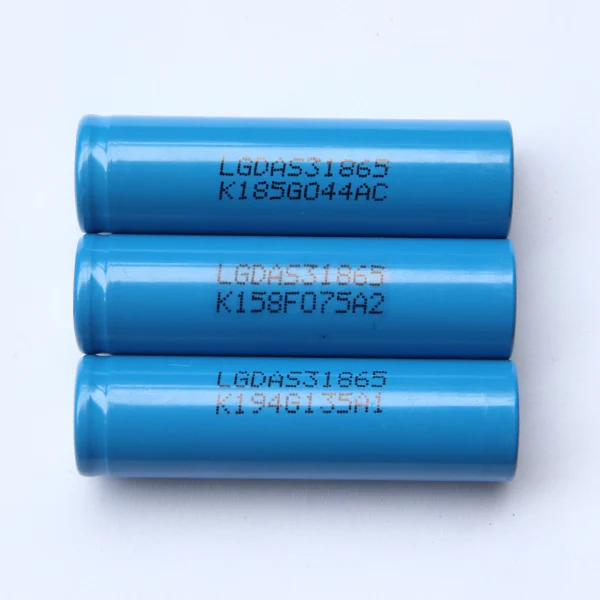 50pcs/lot 3.7v LGDAS31865 icr18650 s3 18650 li-ion battery from LG chem