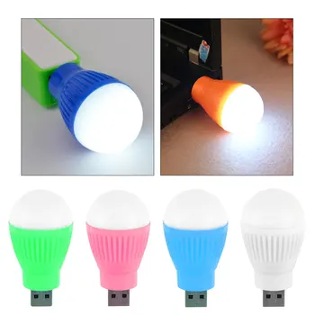 

Mini USB LED Bulb Night Light Round Outdoor Flashlight Emergency Lamp Laptop Computer Energy Saving Reading Light Camping Lamp