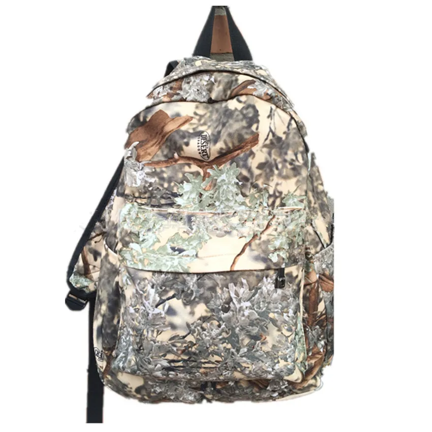 Охотничий камуфляжный рюкзак с деревом и тростником, походная сумка для рыбалки, мягкая внутренняя Водонепроницаемая тактическая сумка - Цвет: Yellow Spike