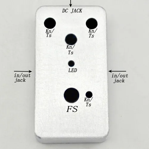 2шт 1590B предварительно Просверленный алюминиевый чехол для гитары stompbox и корпус для педали для гитары