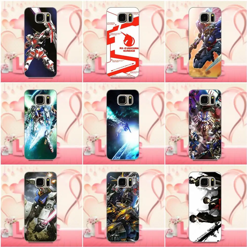 

Diwqxr For Samsung Galaxy A3 A5 A7 J1 J3 J5 J7 S5 S6 S7 S8 S9 edge Plus 2016 2017 TPU Cell Phone Cases Gundam Design