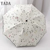 YADA 2022 Floral ANTI-UV Foldable Umbrella Rain Women Mini Flower Umbrella For Women Windproof Ultralight Umbrellas Female YS716 ► Photo 1/6