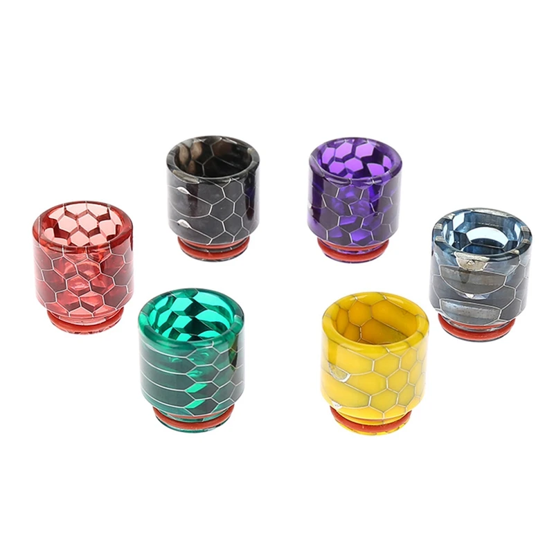 1 шт. мундштук TsonDianZ 810 Snake Drip Tip эпоксидная смола для V8 Mad Dog RDA RTA Tank аксессуары