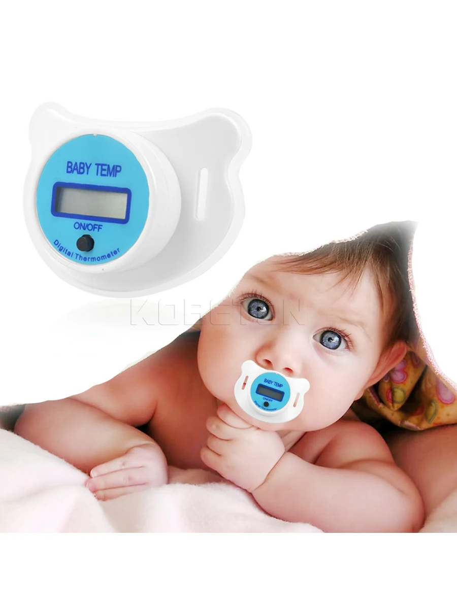 

Digital Baby Nipple Thermometer Medical Silicone Pacifier Thermometer Of Children Health Care Safety Thermometer For Children