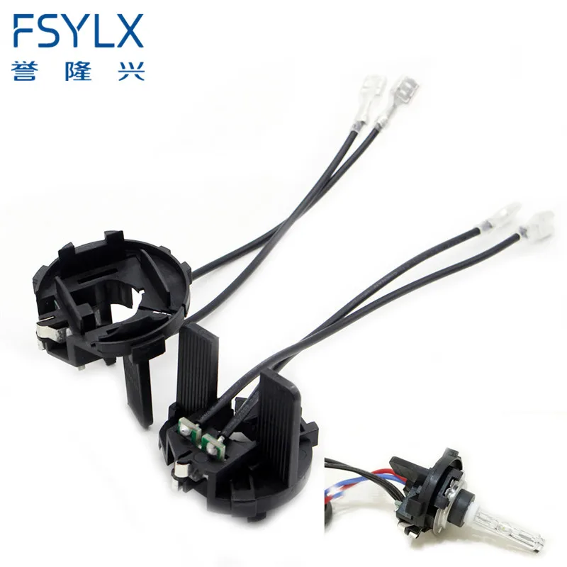 

FSYLX 12pcs h7 hid xenon lamp adapters base retainers for vw golf 7 hid h7 socket for VW Tiguan/Scirocco/Sharan/Touran