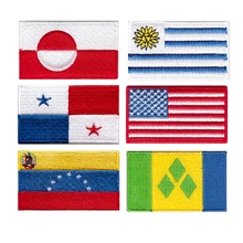 Национальный флаг страны значок мульти-дизайн значки флаги для одежды значок на заказ