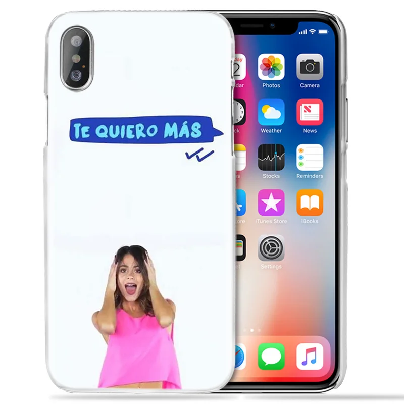 Чехол Martina Stoessel Violetta Girl для iPhone XS Max XR X 10 7S 8 6 6S Plus 5S SE 5 4S 4 5C Прозрачный жесткий чехол для телефона из поликарбоната